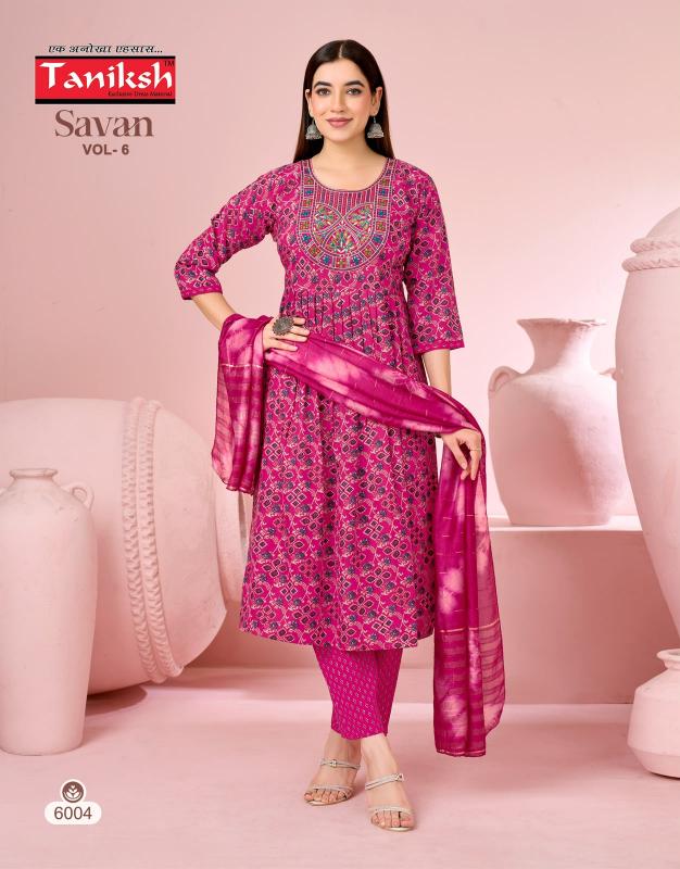 Taniksh savan vol 6 wholesale kurti near me